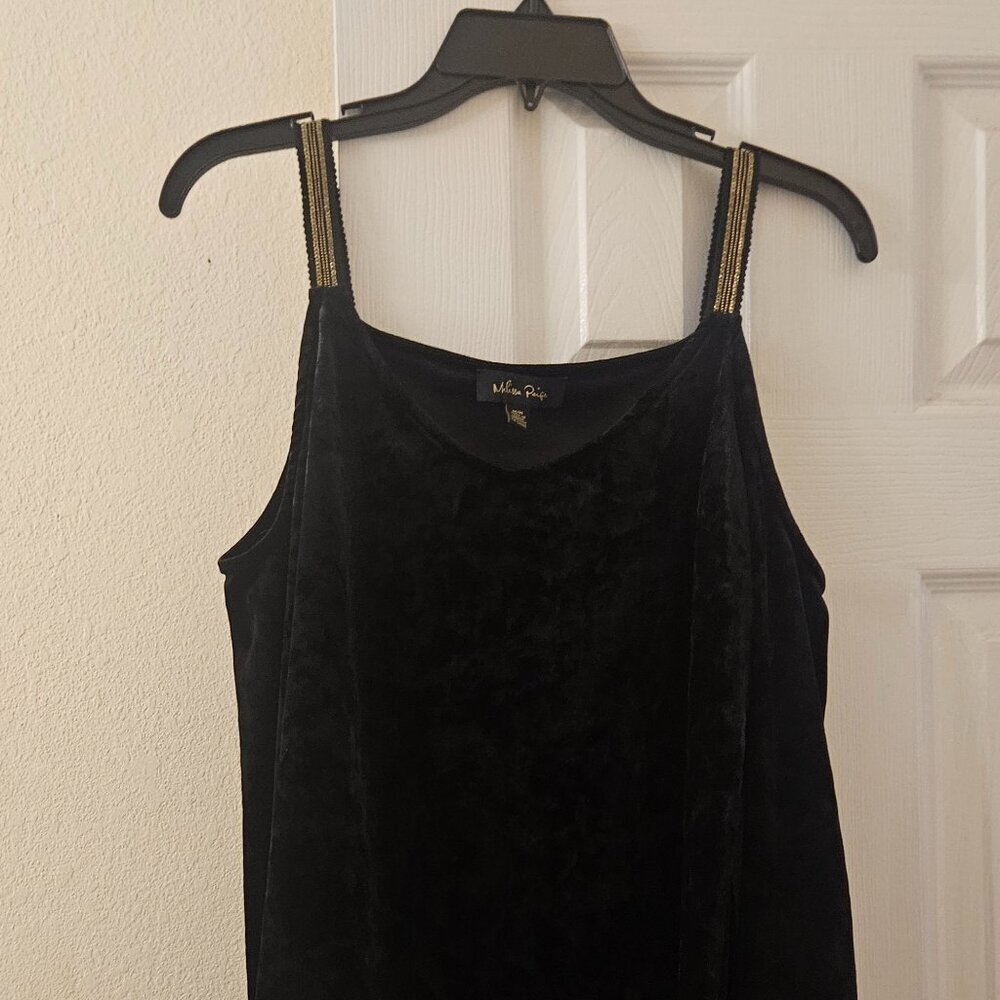 Velvet Black Romantic cold shoulder Fairygrunge Whimsigoth long sleeve shirt M